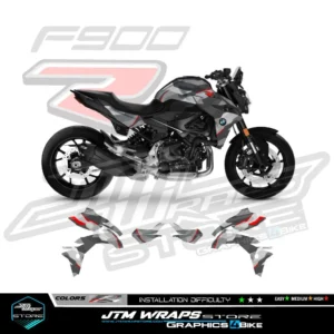 BMW F900R 2020 / 2022 - Kit camo red