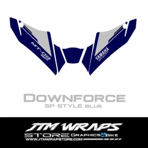 ADHESIVOS DOWNFORCE FRONTAL YAMAHA MT09 SP PLATA