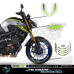 KIT BASICO YAMAHA MT09 FLUOR YELLOW