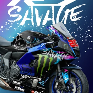 Kit adhesivos Le Mans Yamaha R7 – inspirado en Quartararo