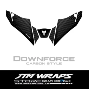 ADHESIVOS DOWNFORCE FRONTAL YAMAHA MT09  carbon black