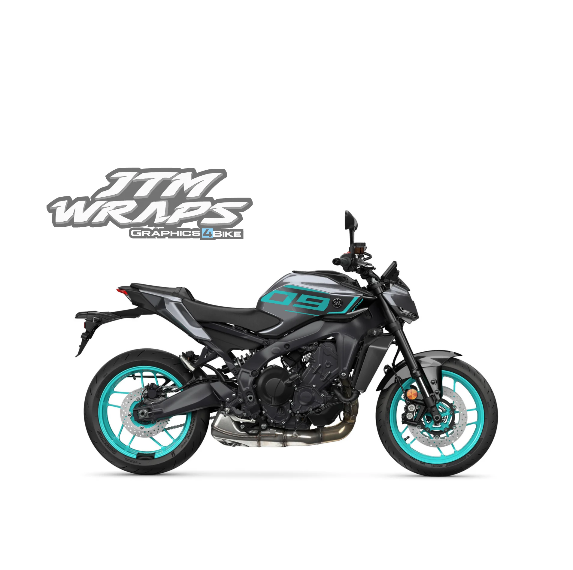 Adhesivo deposito yamaha MT09 2024 – color original con acabado premium