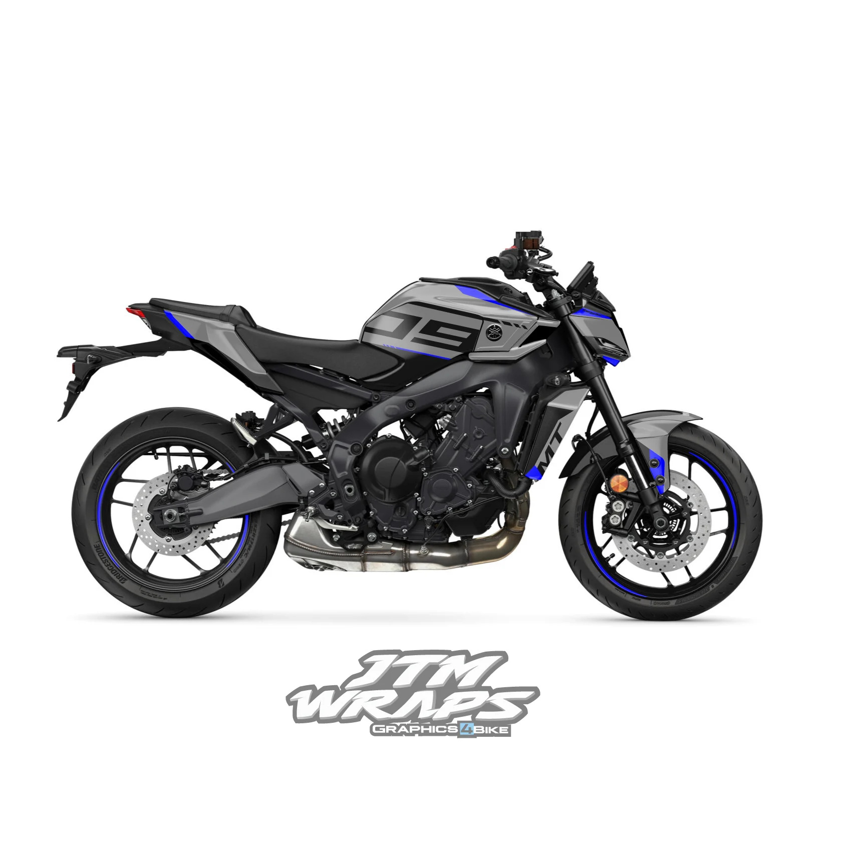kit boss blue yamaha mt09 2024