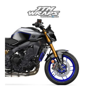 ADHESIVOs tapa radiador YAMAHA MT09  black/blue SP
