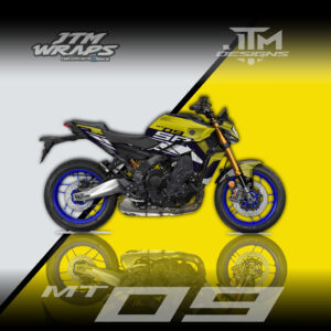 Kit aniversario Yamaha MT-09 2024 – adhesivos edición especial