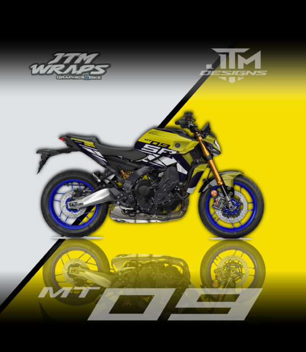 Kit aniversario Yamaha MT-09 2024 – adhesivos edición especial