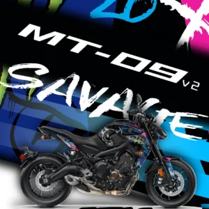 Kit completo adhesivos Yamaha MT-09 2017-2020 – diseño exclusivo LE MANS