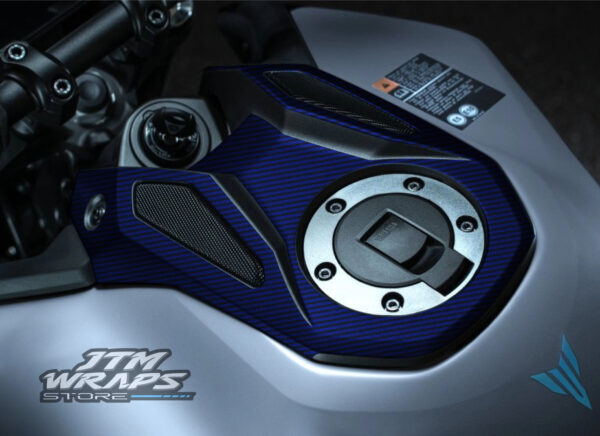 Adhesivo depósito carbono yamaha MT09 2024 - Imagen 3