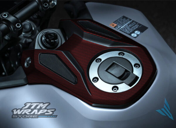 Adhesivo depósito carbono yamaha MT09 2024 - Imagen 4