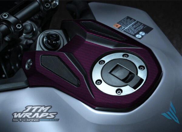 Adhesivo depósito carbono yamaha MT09 2024 - Imagen 5