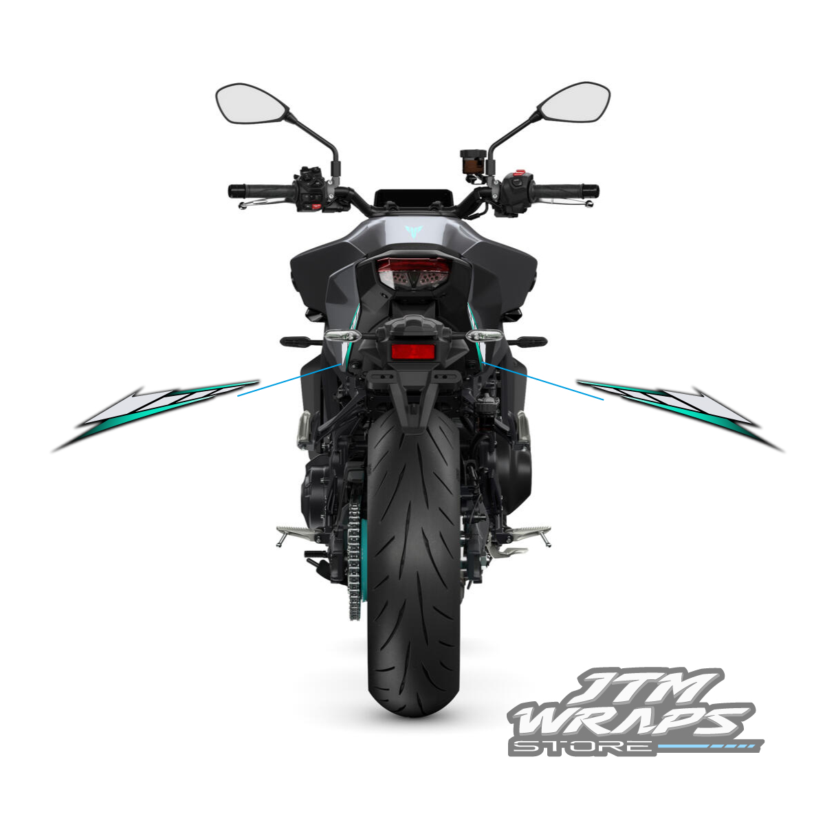 adhesivo bajo colin yamaha mt09 2024