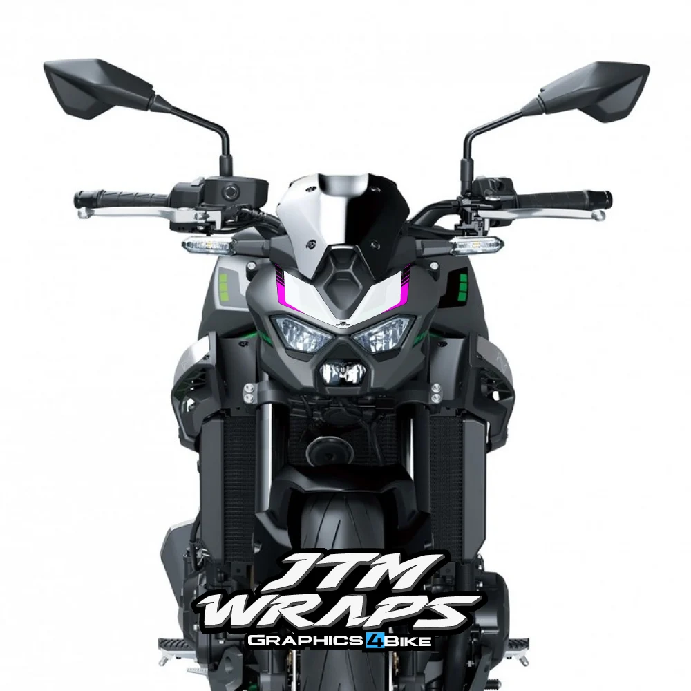 portanumeros delantero kawasaki