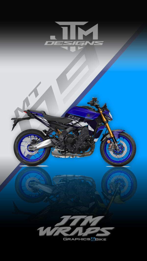 kit aniversario blue yamaha mt09 2024