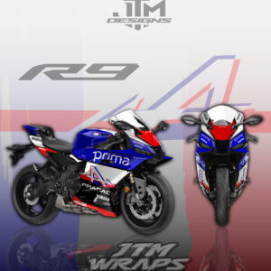 kit de adhesivos yamaha r9 pramac french