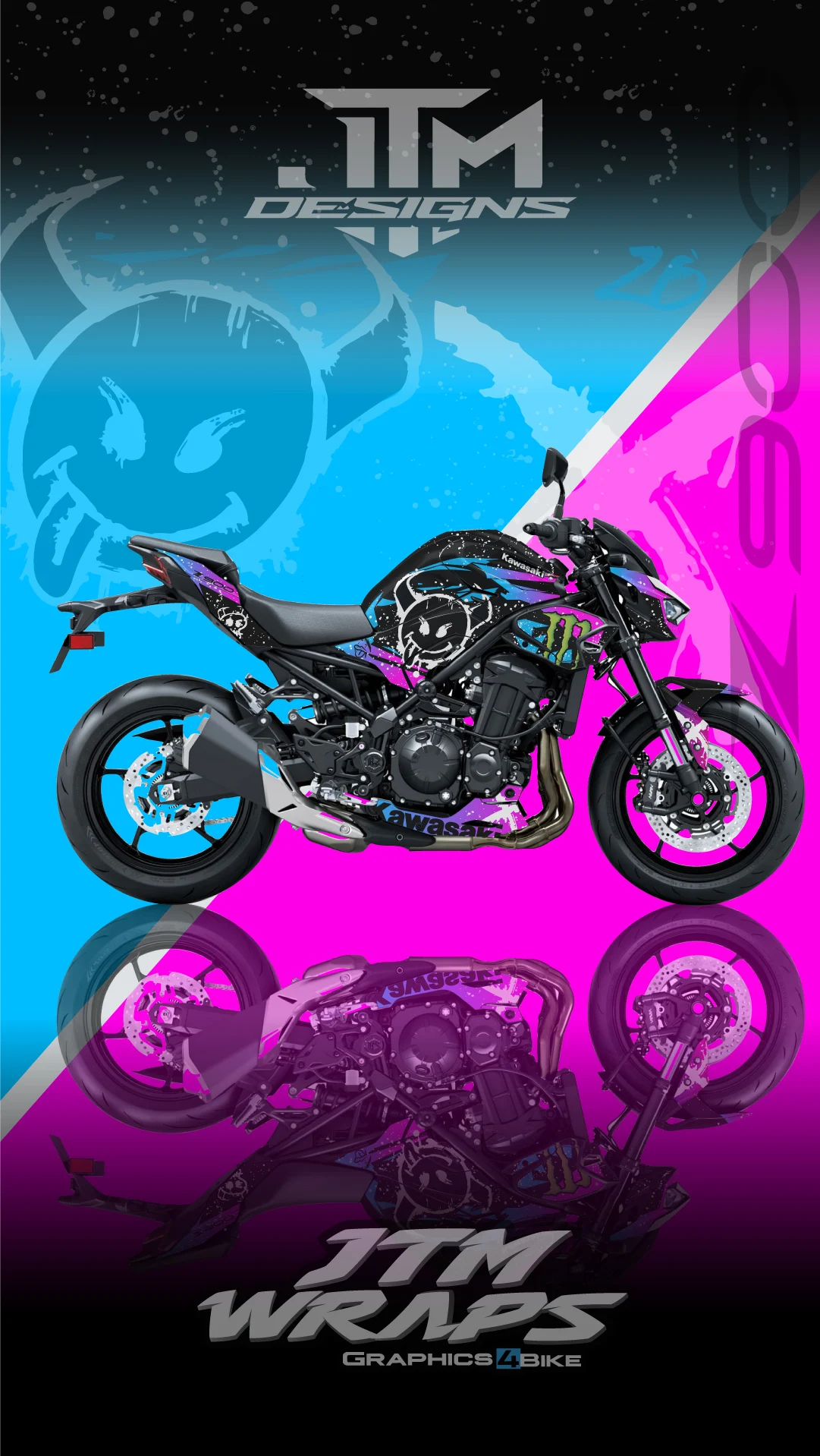 kit adhesivos kawasaki LEMANS z900