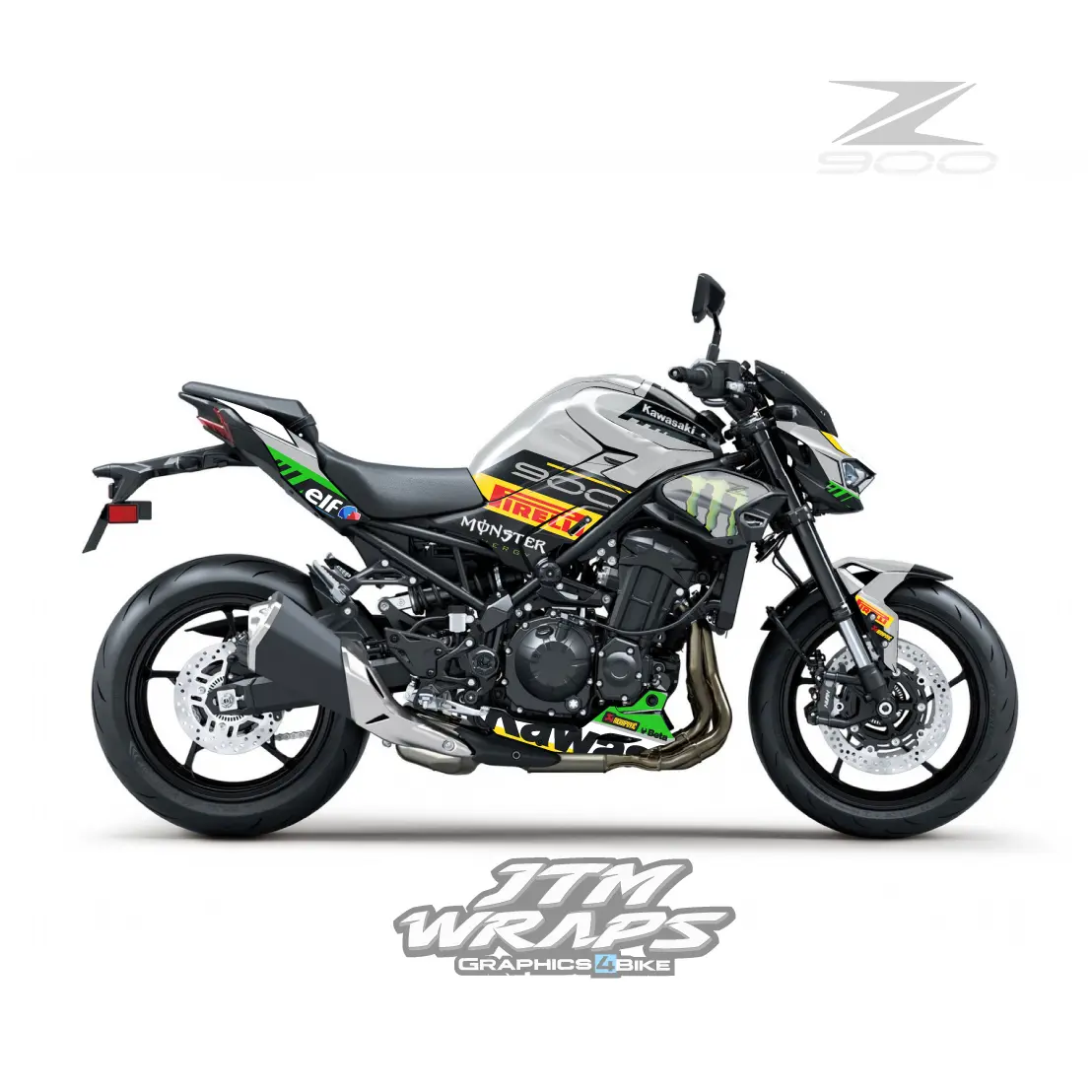 Kit Vinilos Kawasaki Z900 Z Cup - 2025 - Imagen 2